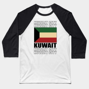 Flag of Kuwait Baseball T-Shirt